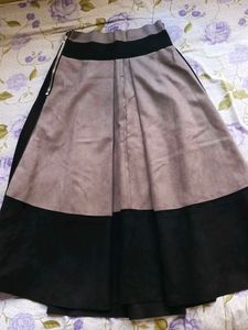 Stylish Two-Tone Skirt