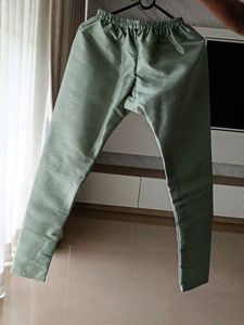 Elegant green colour kurta pajama with jacket