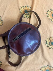 Original leather sling bag