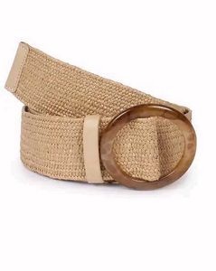 Woven Raffia Belt(beige)