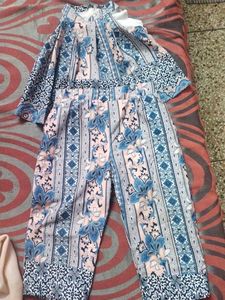 Patterned Two-Piece Set