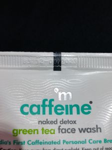 M Caffeine Naked Detox Green Tea Face Wash