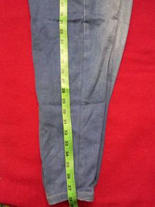 Blue Denim Jeans tailor made bottom narrow,