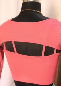 Trendy Cutout Long Sleeve Top