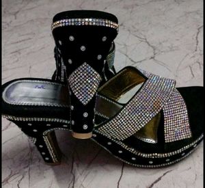Sparkly Rhinestone Heels