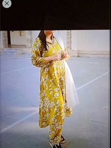 Floral Print Kurta Set