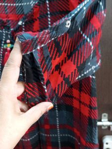 Plaid Print dress ya kurta