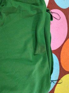 off shoulder green top