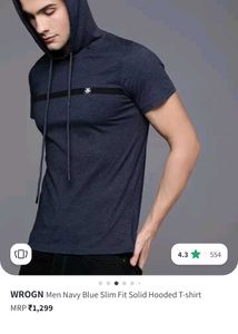 Hooded T Shirt From WROGN