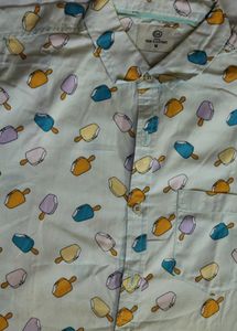 Ice Cream Print Shirt