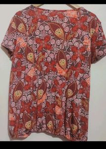 Multi Printed Top For Girl Or Woman 38 Bust