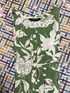 Floral Green Top