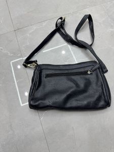 Black Quilted Crossbody Bag