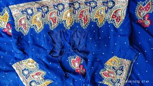 Elegant Blue Saree
