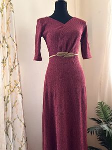 Pink Sequin Gown
