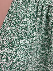 Cute Cottagecore Tier Green Skirt