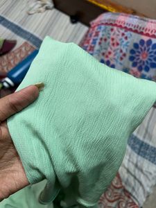Green Textures Oversized Shirt