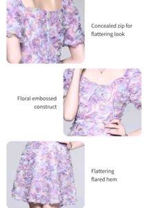 JC Collection Multicoloured Floral Off-Shoulder