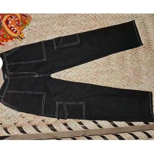 Black Cargo Jeans Trendy