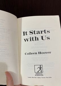 &#34;It Starts With Us&#34; by Colleen Hoover