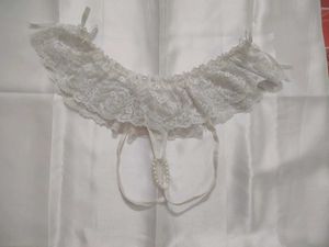 Lace &amp; Pearl Garter Panty