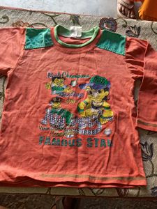 We Are Selling A T-shirt For Under 2 Years Child.