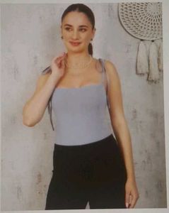 Ribbed Tie-Strap Tank Top