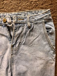 Light Blue Boyfriend Denim Jeans