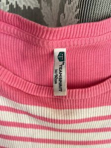 Price Drop!! TeamSpirit Pink Ribbed Top