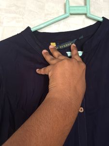 Navy Blue Avaasa Kurta