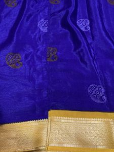 Brinjal Purple And Yellow Joint Saree For Grabs