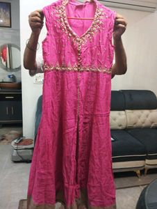 Elegant Pink Anarkali
