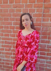 Floral Print Tiered Mini Dress