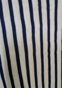 Striped Embellished Knit Top