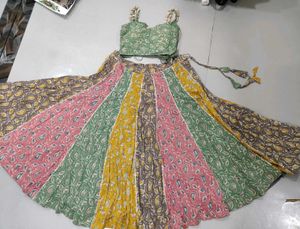 Colorful Lehenga Choli Set