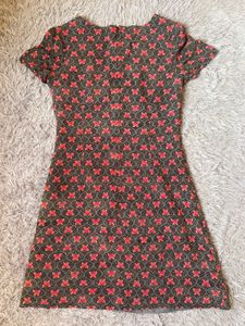 A Line Floral Dress