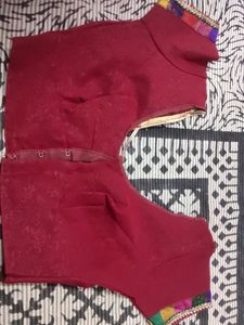 maroon colour blouse