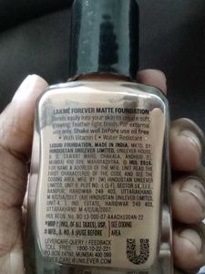 Lakme Forever Matte Foundation