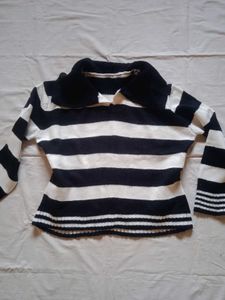 Striped Black and White Sweater