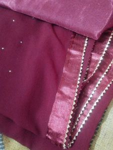 beautiful festive mirror work suit