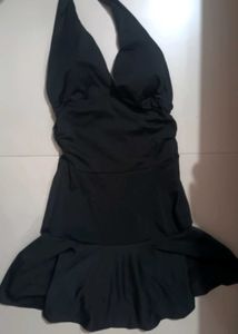 Black V Neck Dress