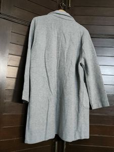 Zara trench coat style jacket Open Front pocket