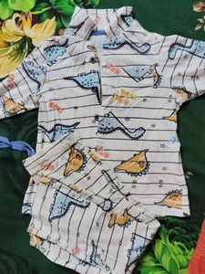 Cute Dinosaur Pajama Set