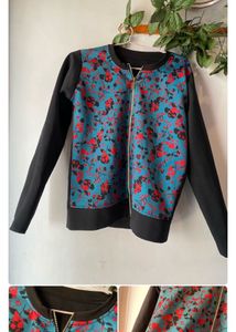 Chic winter red Midi Dress Combo