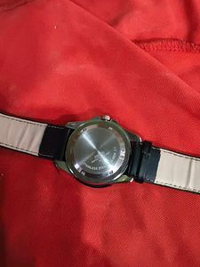 Classic Silver &amp; Black Men&#39;s Watch Dial Case Chang