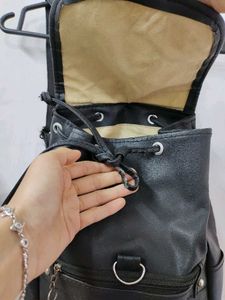 Mini Black Backpack Women&#39;s College School Bag 🎒