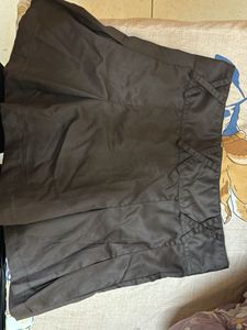 Brown Casual skirt