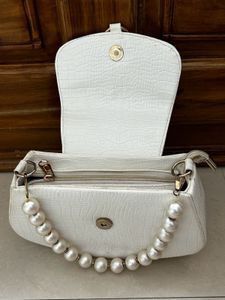 Classy White Handbag