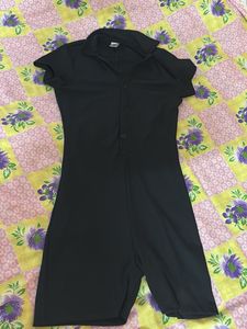 Black Button-Down Shirt