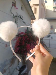 Pompom Hairband For Kids Girls